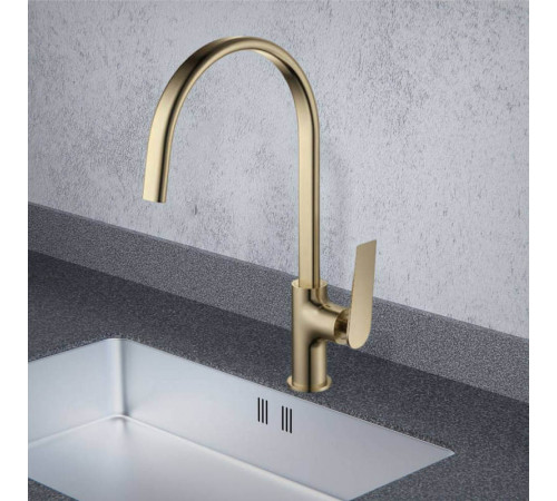 Смеситель для кухни Maretti Campanella CP31RZZ847, золотой сатин