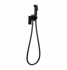 Гигиенический душ со смесителем встраиваемый FILARETE Fing FL101BL, черный