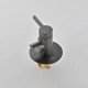 Гигиенический душ со смесителем Rose R235T, оружейная сталь
