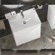Тумба с раковиной напольная Velvex Edge tn.EDG.9696.60.2Y белый глянец, 60 см