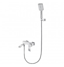Смеситель для ванны Grocenberg GB8007WC, белый хром