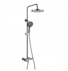 Душевая система Shevanik S4726T, оружейная сталь