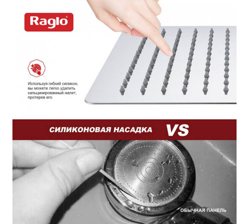 Верхний душ Raglo R451.55, хром
