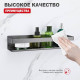Полка для ванной комнаты Raglo R340.03.09, графит
