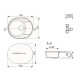 Кухонная мойка Ulgran Quartz Nora 585-09, мокрый асфальт