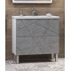 Тумба с раковиной напольная VIGO Geometry tn.GEO.9696.80.2Y бетон, 80 см