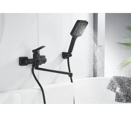 Смеситель для ванны Shevanik S9922H, черный