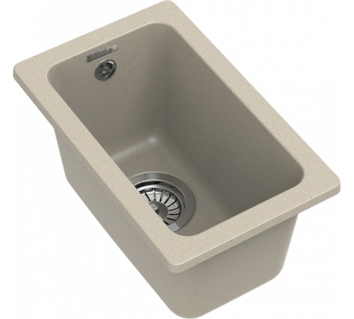 RIVELATO Мойка BERKANA 25 подст.монтаж 1-чаш 305*455 beige scuro арт.