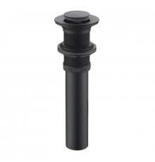Донный клапан Bravat P6443BW-ENG, черный