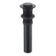 Донный клапан Bravat P6443BW-ENG, черный
