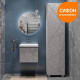 Тумба с раковиной подвесная VIGO Geometry 032 бетон, 50 см