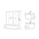 Душевая кабина Timo Standart T-6620BFR, 120x85x220