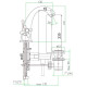 Смеситель для раковины Webert Armony AM700102010, золото