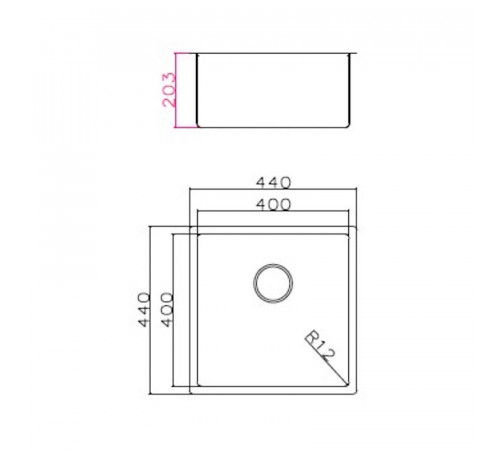 Кухонная мойка Grandex Aqua Proline 3034131, золото