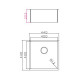 Кухонная мойка Grandex Aqua Proline 3034131, золото