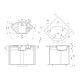 Кухонная мойка Ulgran Quartz Marta 1000-09, асфальт