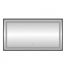 Зеркало с подсветкой LED Fixsen FX-2120B прямоугольное 120х80 см, черное