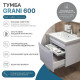 Тумба с раковиной подвесная VIGO Grani 057 белый, 60 см