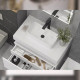 Тумба подвесная без столешницы Velvex Unit tp.UNI.80.2Y белый матовый, 80 см
