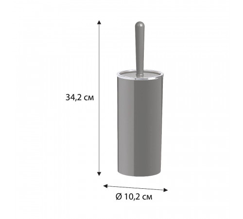 Ершик FIXSEN ROUND BLACK FX-454-5, черный