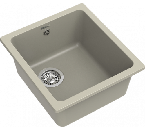 RIVELATO Мойка BERKANA 35 подст.монтаж 1-чаш 415*455 topazio арт.