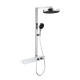 Душевая система Fmark FS45A-02, хром/черный