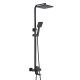 Душевая система WesnaArt KUBUS KUB13-314Black, черный