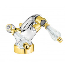 Смеситель для биде Fiore GIOIELLI (SWAROVSKI®) 08CO0632, хром/золото