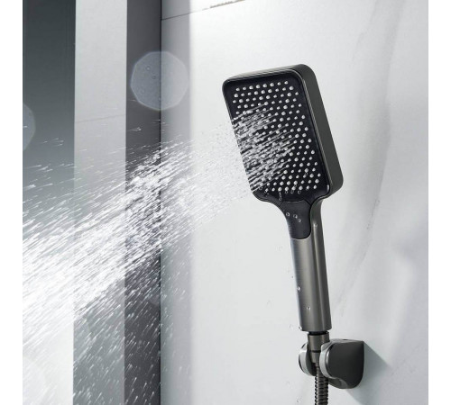Смеситель для ванны Shevanik S9952T, оружейная сталь
