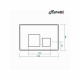 Комплект Maretti 3 в 1: унитаз UM10PBM51-560, инсталляция AC11P5211, кнопка AC12KA-560