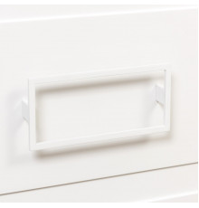 Комплект ручек La Fenice Cubo Bianco белый 80 мм., два ящика