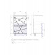 Тумба под раковину напольная VIGO Geometry tn.GEO.FOS.60.2Y бетон, 60 см