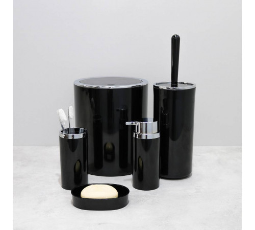 Ершик FIXSEN ROUND BLACK FX-454-5, черный