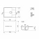 Кухонная мойка Ulgran Quartz Prima 605-06, трюфель
