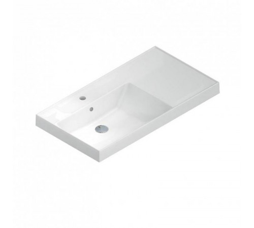 Раковина на тумбу La Fenice Cubo CU.NN.90L, чаша слева