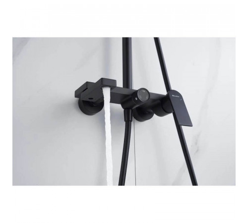 Душевая система Knotlor KN-72/BL, черный