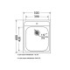 Кухонная мойка UKINOX Иннова IND500.600 -GT6C 0C-, 60*50