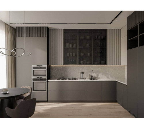 245 BERKANA подст.монтаж 1-чаш 305*455 antracite