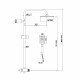 Душевая система Savol S-602042H, черный