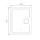 Зеркало с LED подсветкой Haiba HB661, 60x80