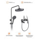 Душевая система Prohanss P61.24.09, графит