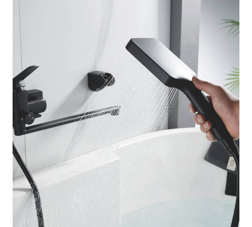 Смеситель для ванны Shevanik S9922H, черный