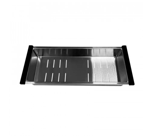 Кухонная мойка Ulgran Steel 680x500, вороненая сталь