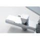 Смеситель для ванны Knotlor KN-22, хром
