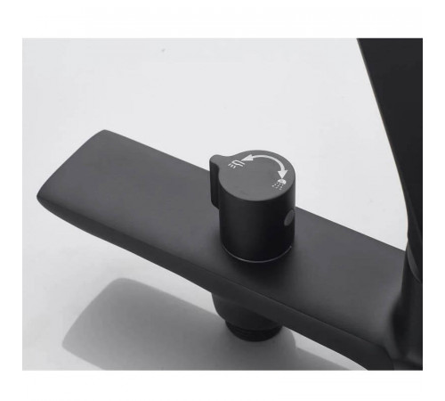 Смеситель для ванны Knotlor KN-71/BL, черный