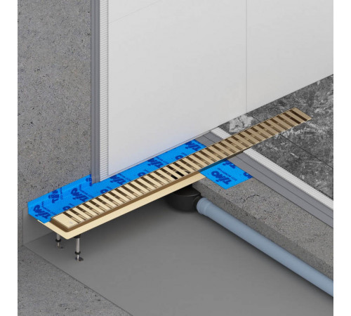 Душевой лоток TIMO Drain System DS230106/17, матовое золото