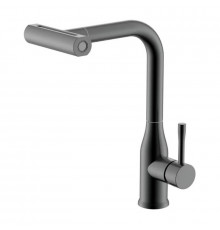Смеситель для кухни с мультифункциональным изливом Splenka S206.49.09, графит