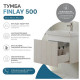Тумба с раковиной напольная VIGO Finlay 330-com, 50 см