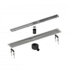 Душевой лоток (двухсторонняя решетка) TIMO Drain System DS230210/00, хром
