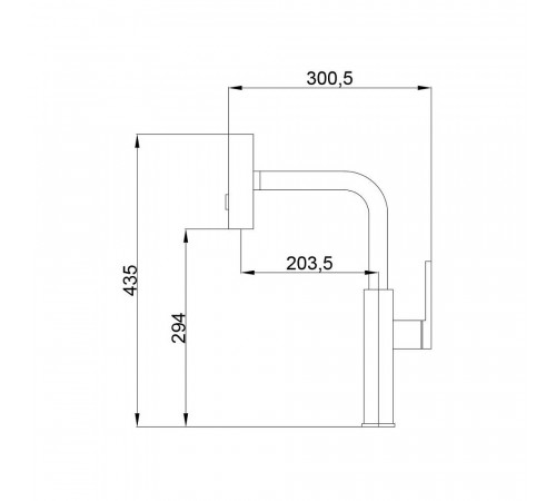 Смеситель для кухни с мультифункциональным изливом Haiba HB73824-8, белый